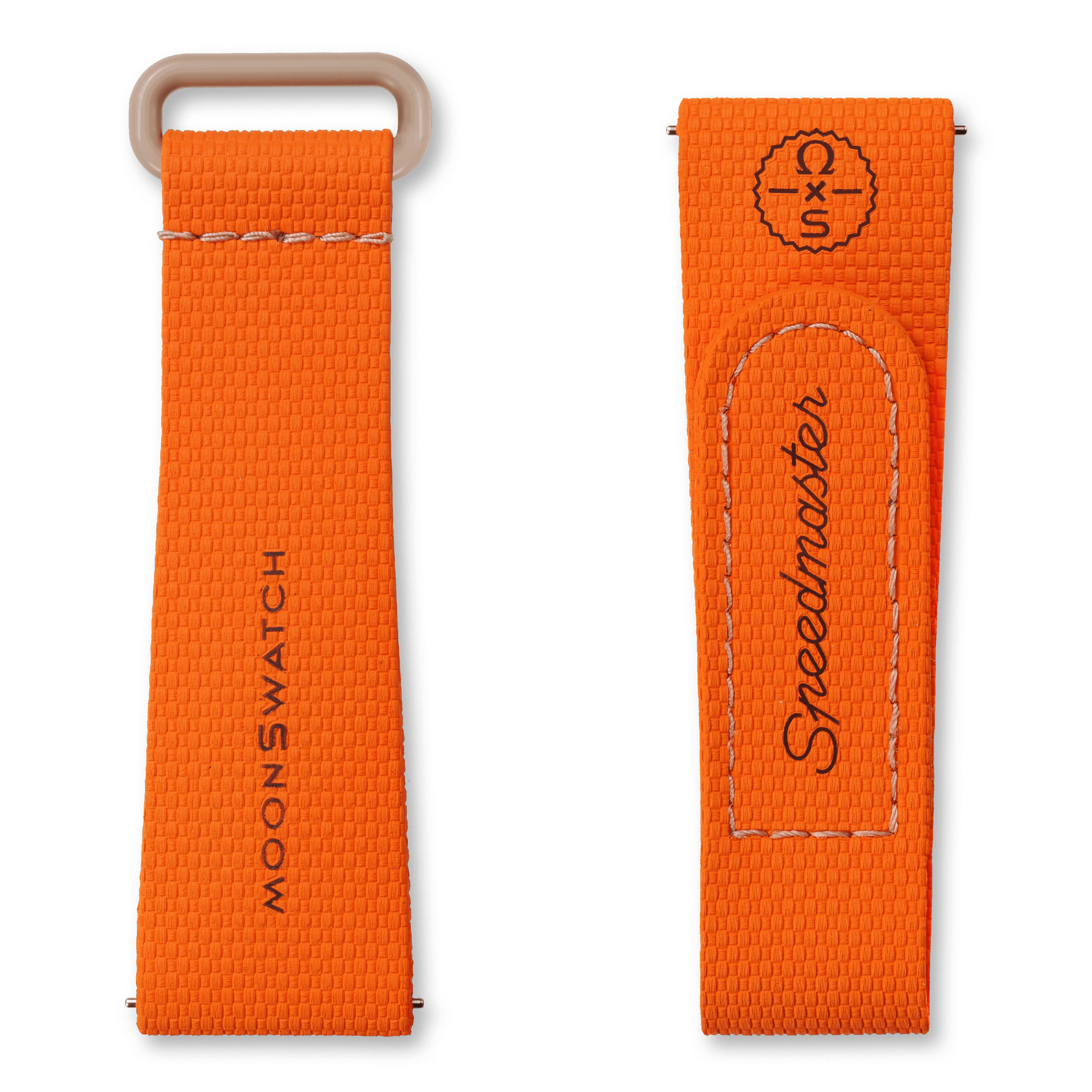 MOONSWATCH橡胶表带 橙/沙色,BIOCERAMIC MOONSWATCH,￥340