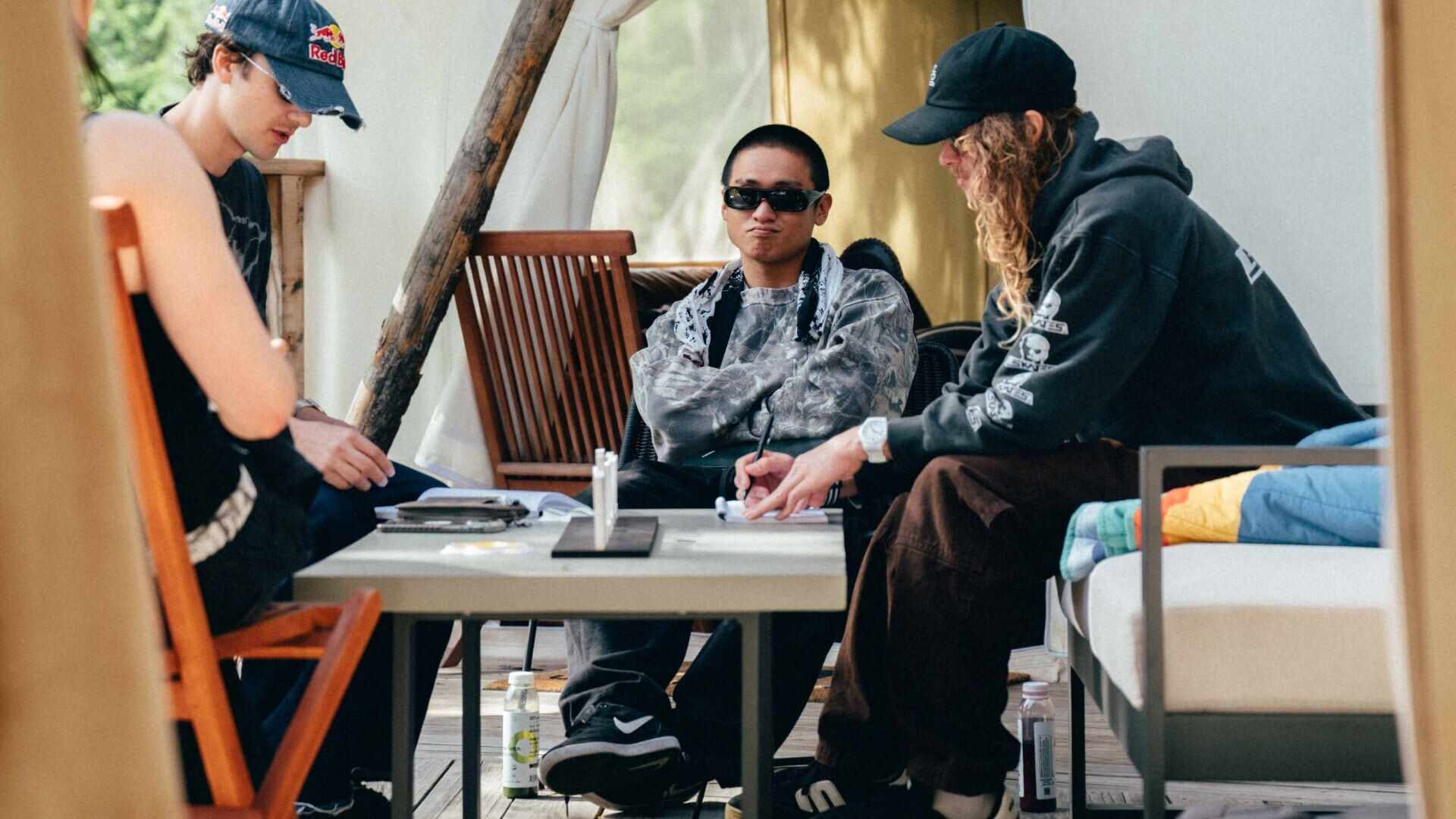Jesper Tjäder, Kaishu Hirano and Andy Anderson