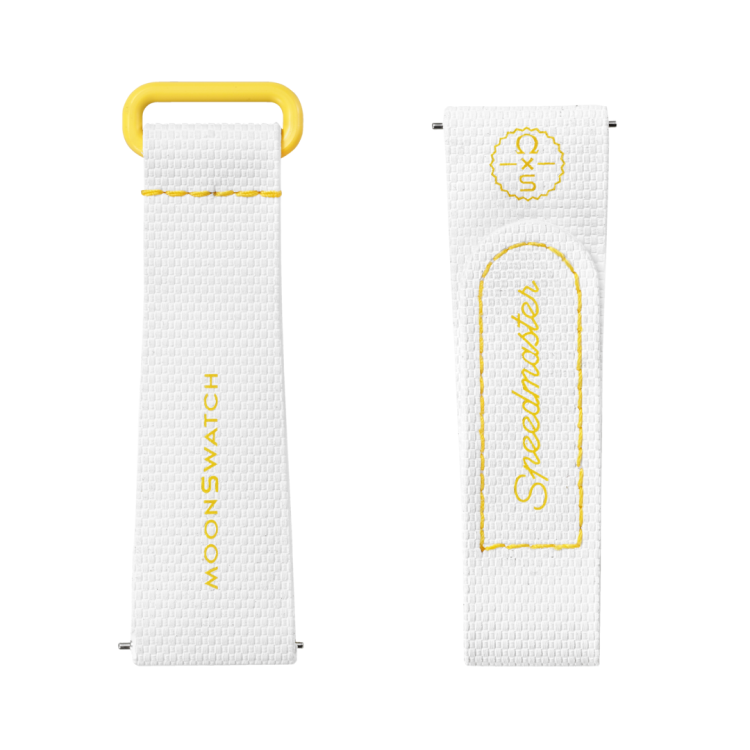 MOONSWATCH橡胶表带 白/黄,undefined,340.00