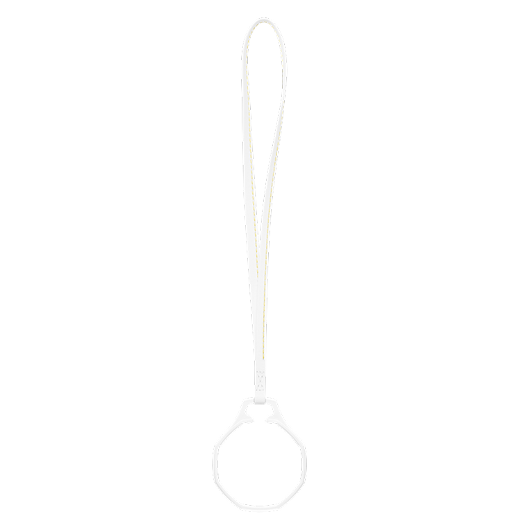 Royal Pop / HUIT BLANC（白8）皮质挂绳,undefined,340.00